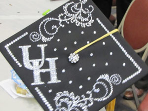 Bedazzled mortar board